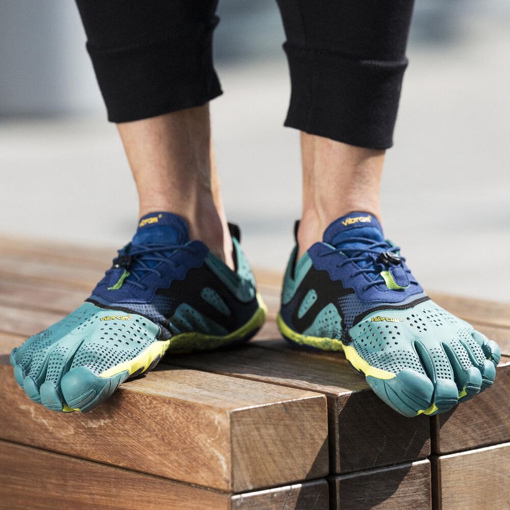 Tenis Hombre Azul Marino - FiveFingers V-Run - MYGVFJ-480